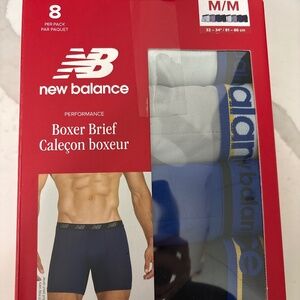 8 pairs of New Balance Performance Boxer Briefs